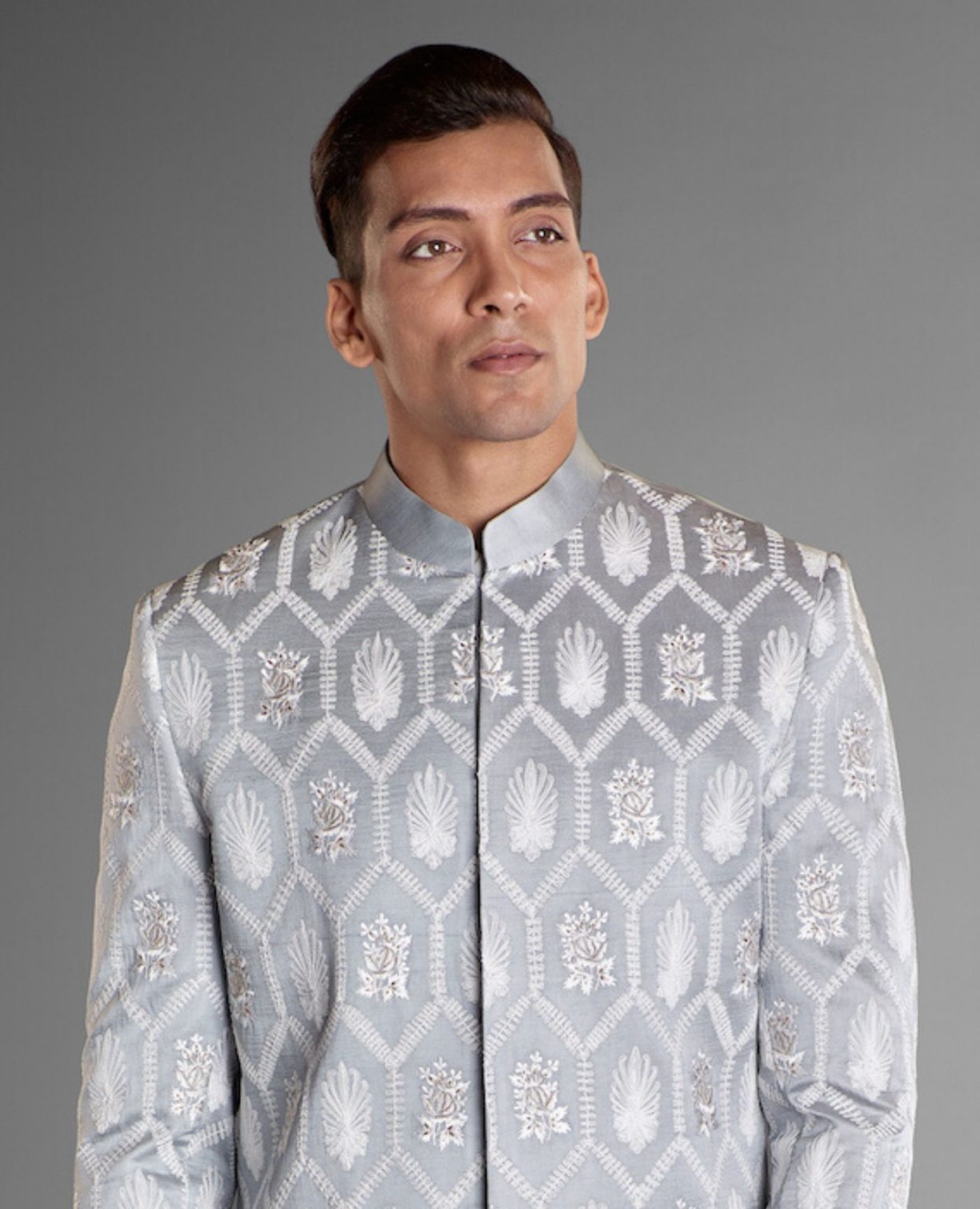 GLACIER GREY SHERWANI More Mischief