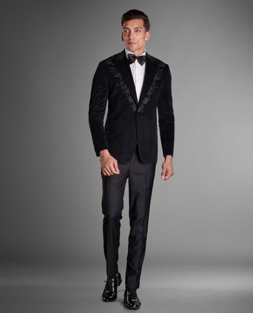 EMBROIDERED TUXEDO JACKET – More Mischief